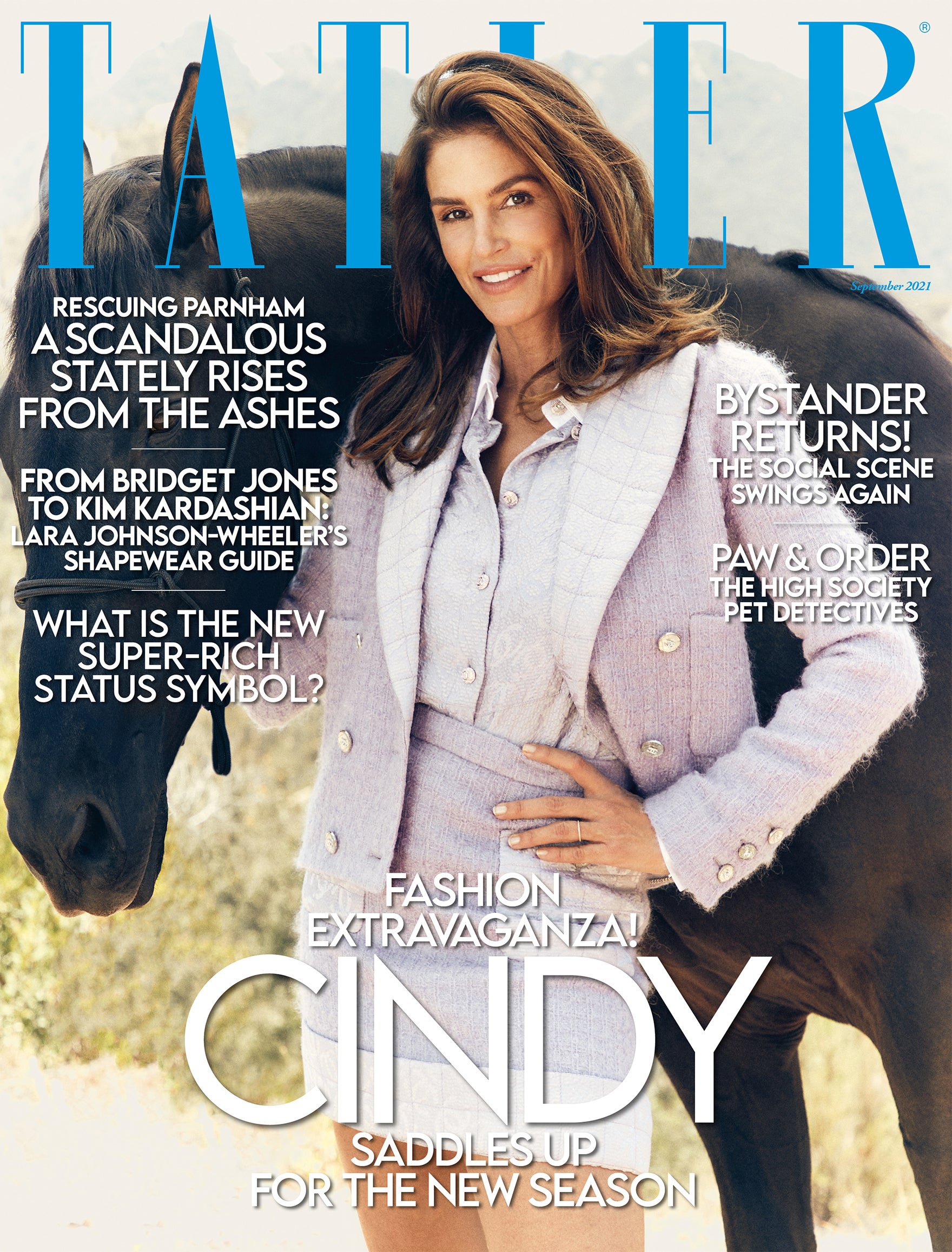 The full feature is in the September issue of Tatler