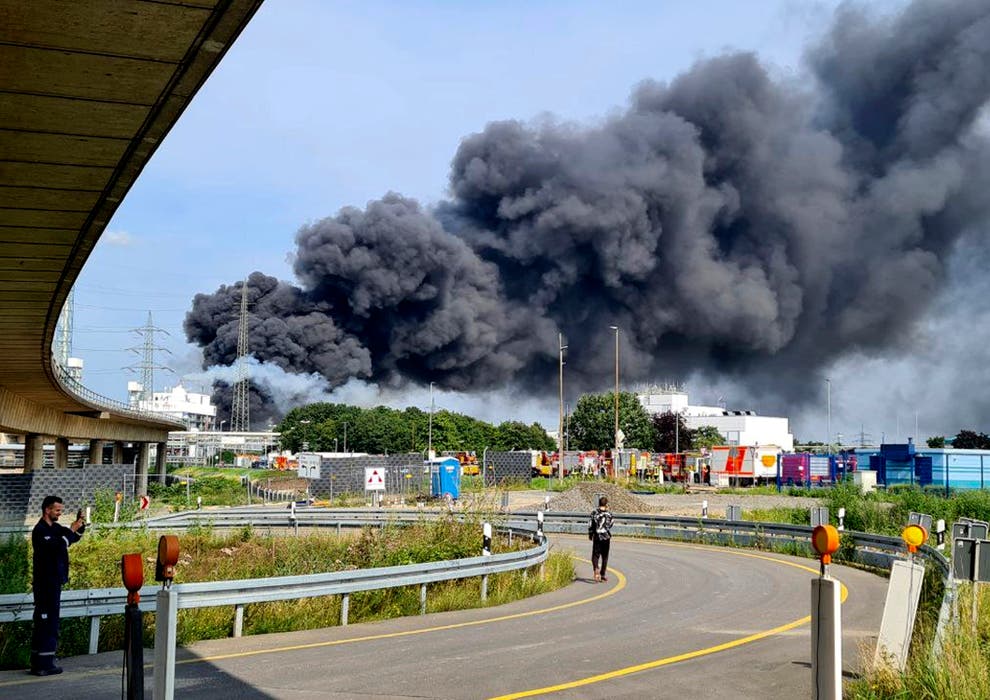 Explosion at chemical complex in German city of Leverkusen ...