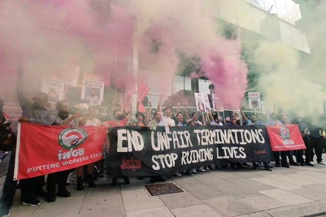<p>The plight of gig economy workers has sparked protests and court cases, largely led by unions</p>