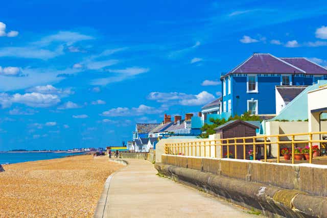 Sandgate has topped a list of Airbnb’s most popular seaside destinations (Alamy/PA)