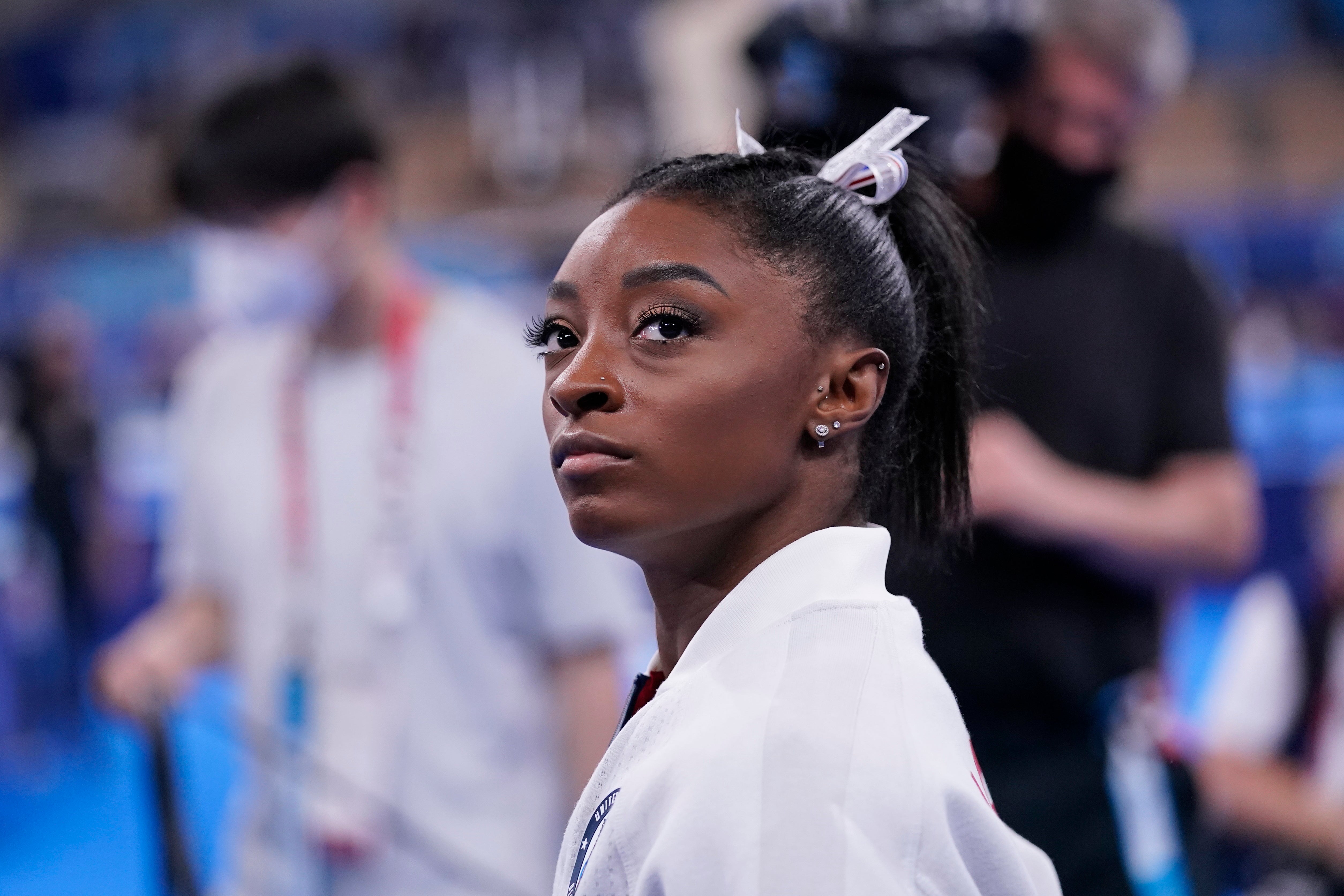 Simone Biles’s boyfriend has expressed his support for the gymnast, who withdrew from the Tokyo Olympics