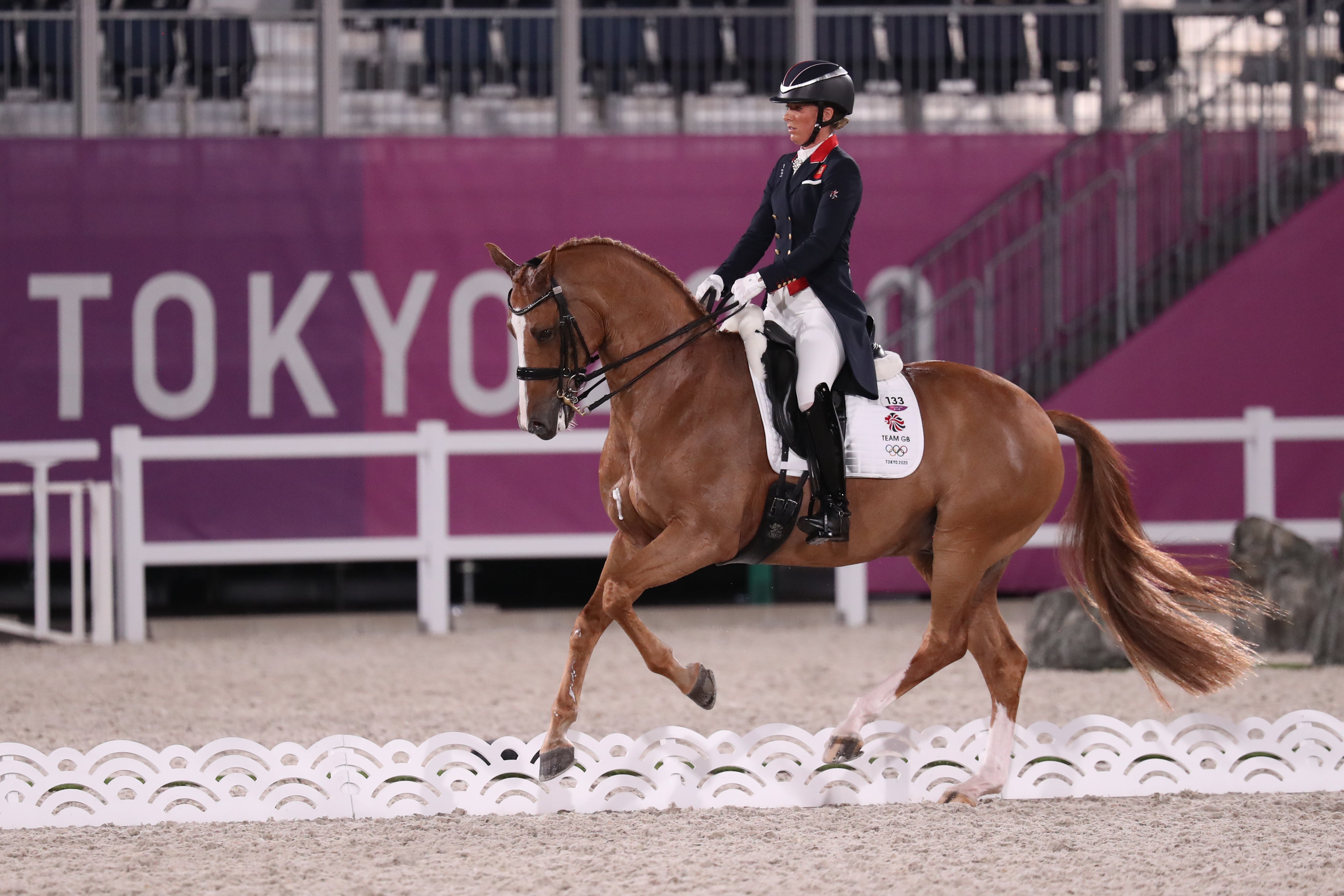 Charlotte Dujardin claimed a fifth Olympic medal (Friso Gentsch/PA)