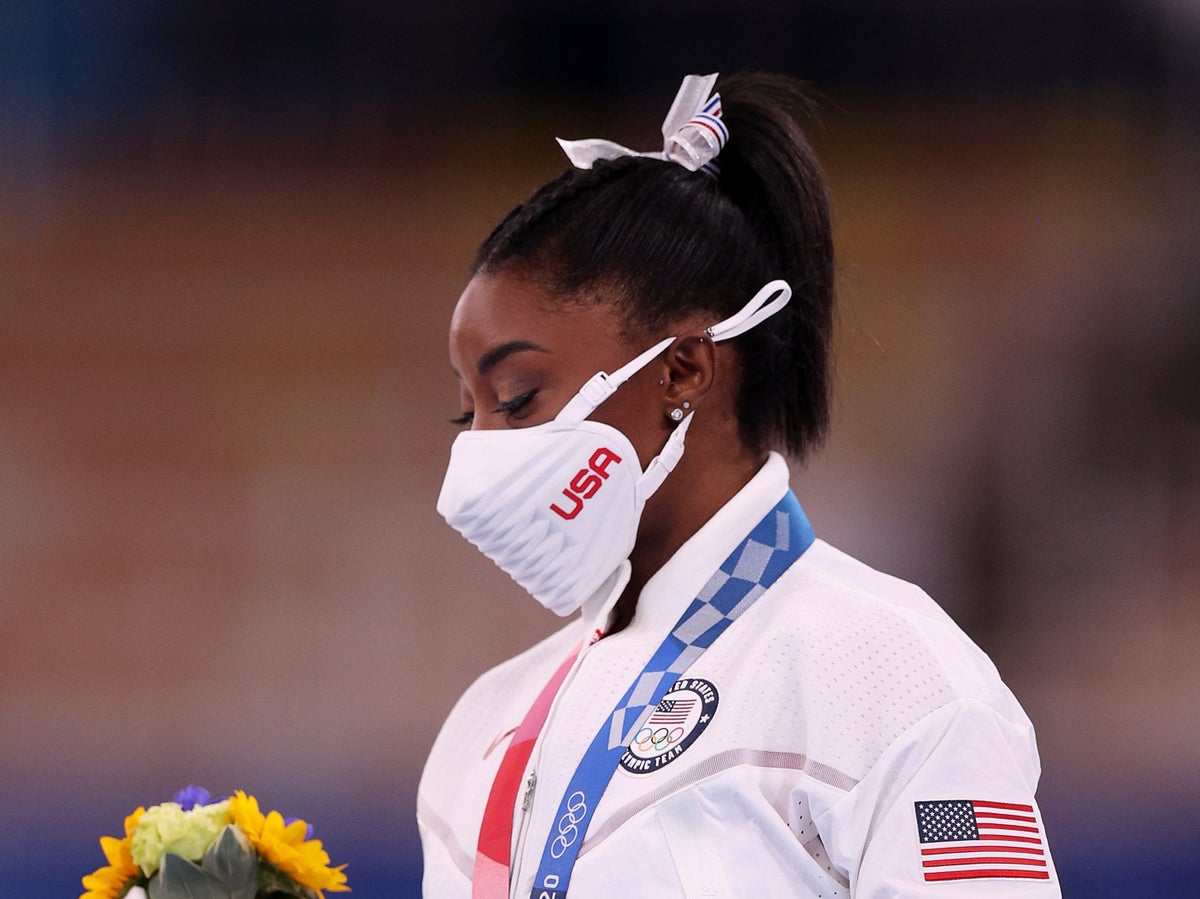 Simone Biles withdraws from final individual all-around gymnastics to focus  on mental health