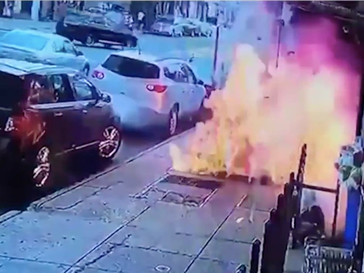 Man survives New York sidewalk explosion