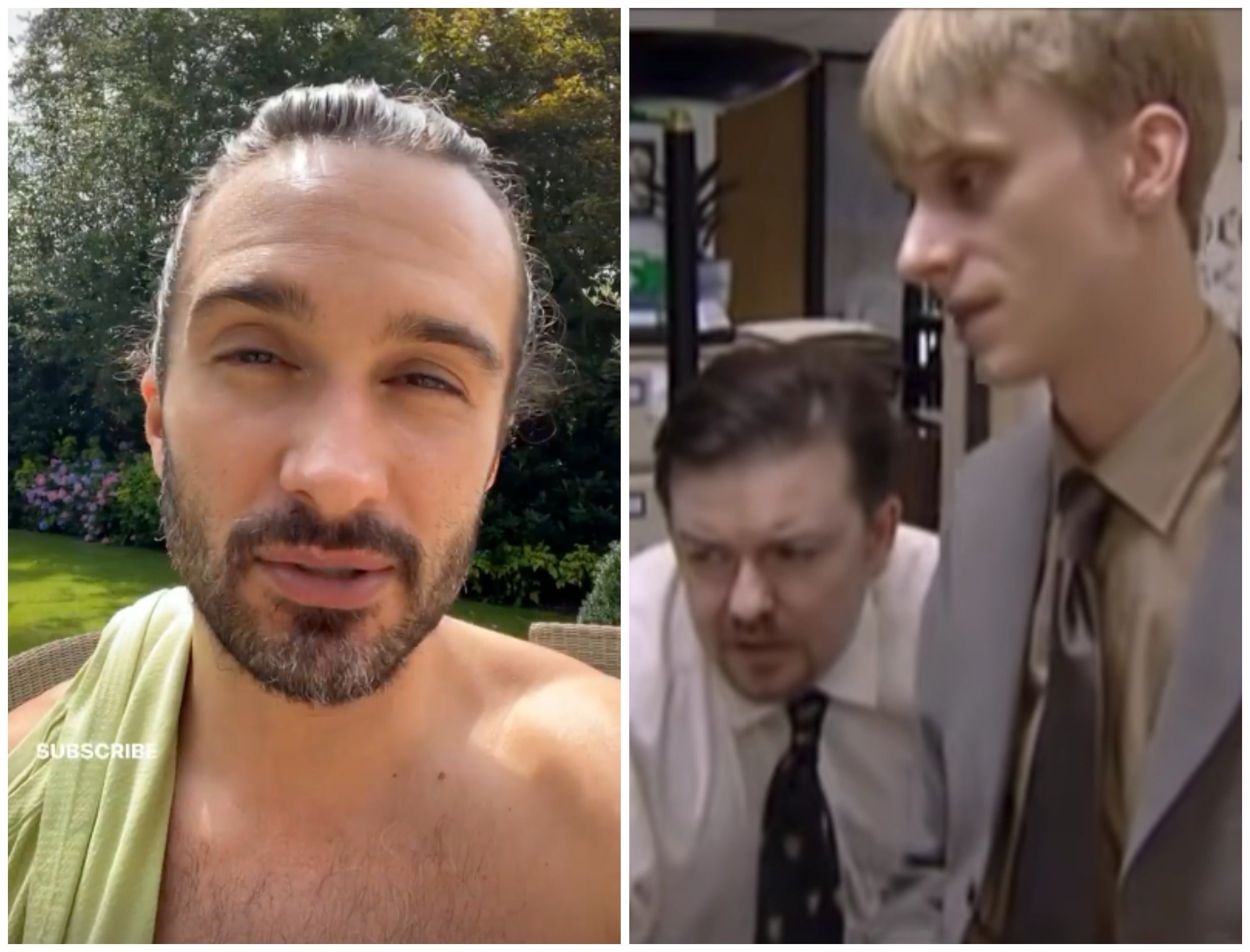 <p>Joe Wicks made an Office joke, but not everyone got it</p>