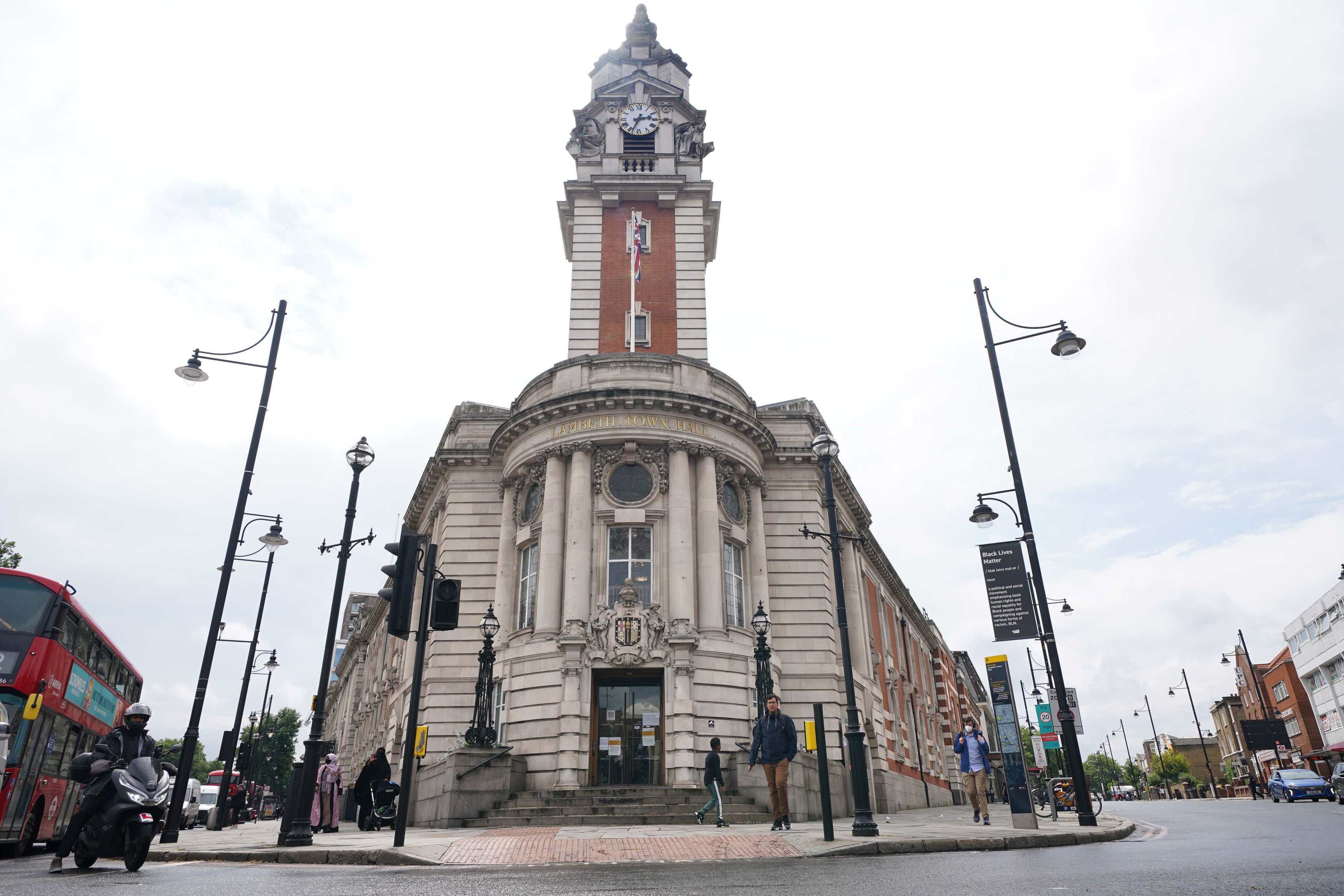 Lambeth Town Hall in south London, the home of Lambeth Council. The inquiry has found council staff 'put vulnerable children in the path’ of sex offenders, who infiltrated children’s homes and foster care, with ‘devastating, life-long consequences for their victims’