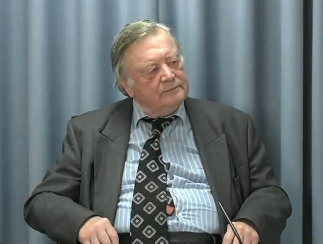 <p>Lord Ken Clarke has been giving evidence at the Infected Blood Inquiry this week</p>
