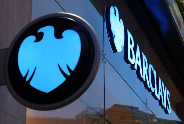 Barclays released £742m from its impairment pot (Dominic Lipinski/PA)