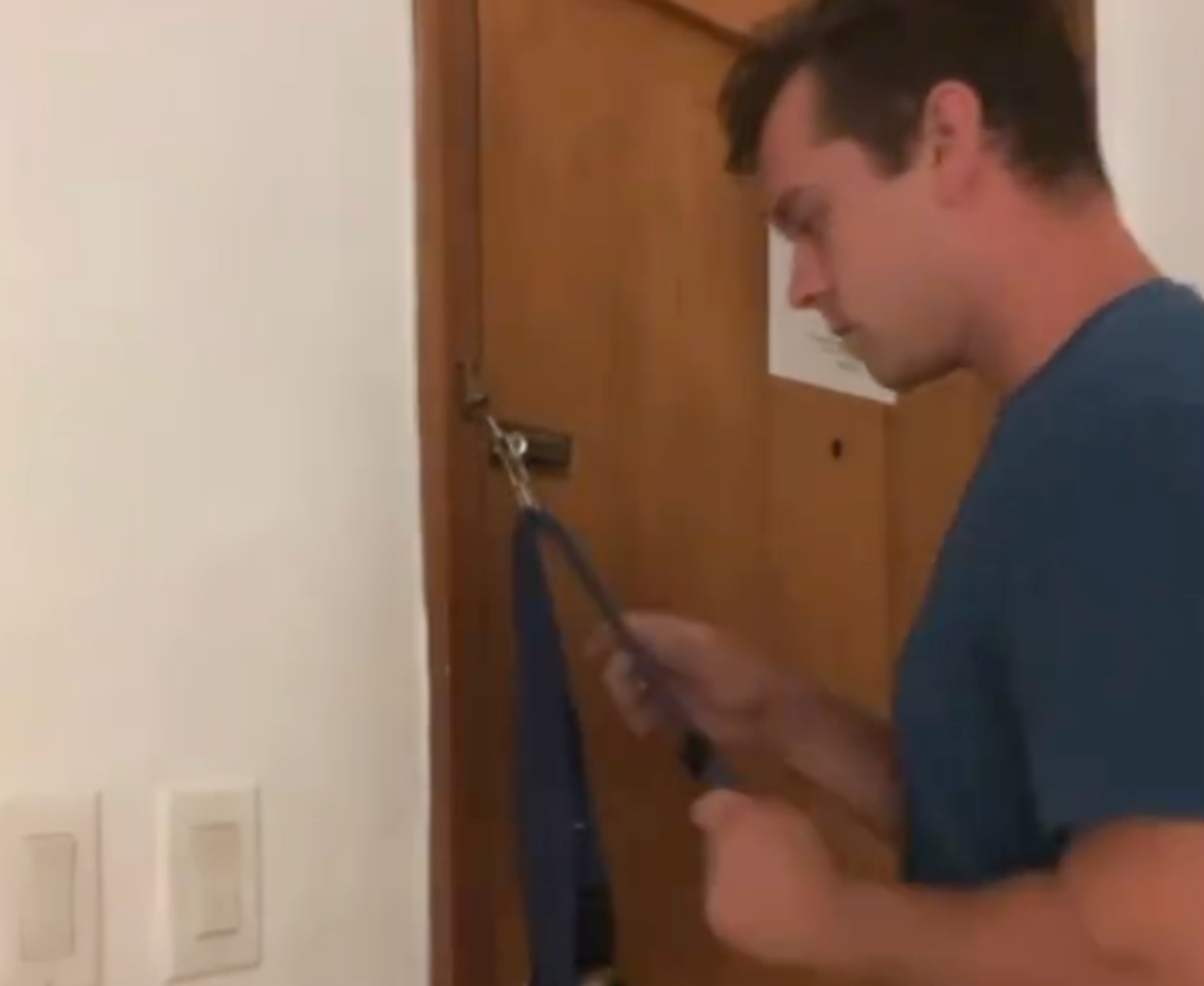 US marine’s TikTok hack for keeping hotel room safe goes viral