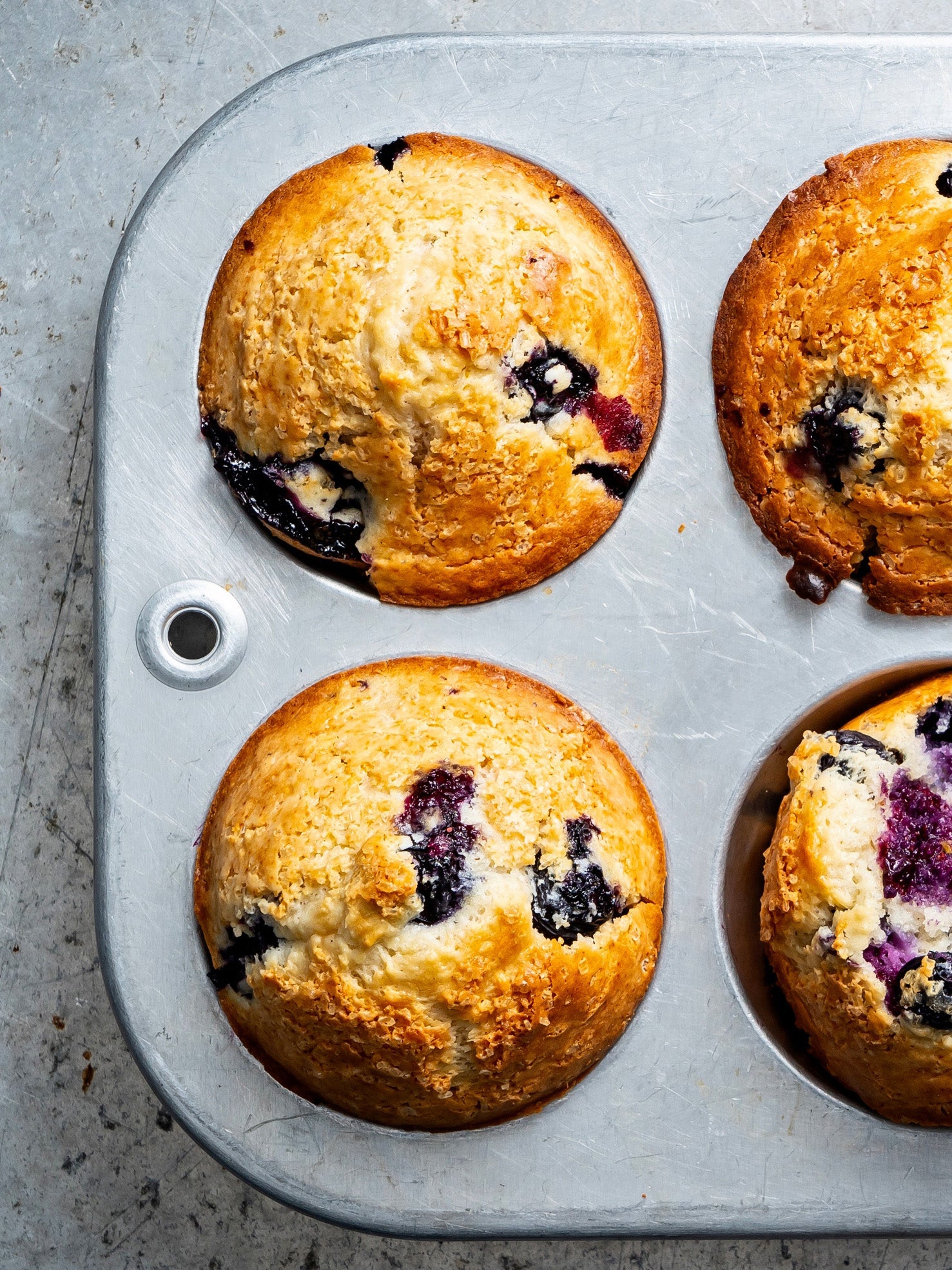 Relying on ice cream as a base gives these muffins extra moisture, richness and sweetness