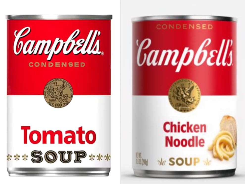 Campbell’s soup cans get first makeover in 50 years but can you tell