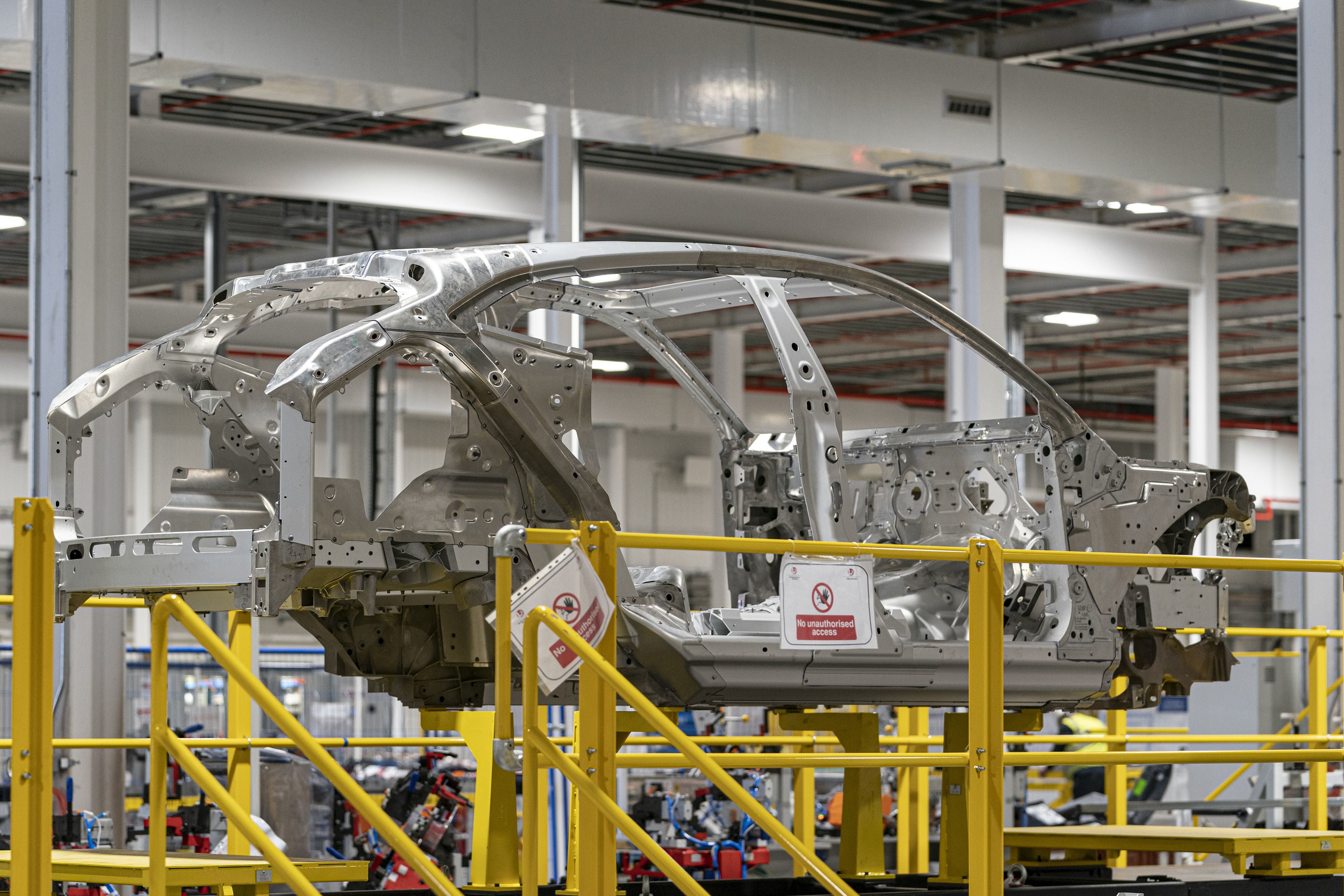 Aston Martin builds some of its luxury cars in a factory in South Wales