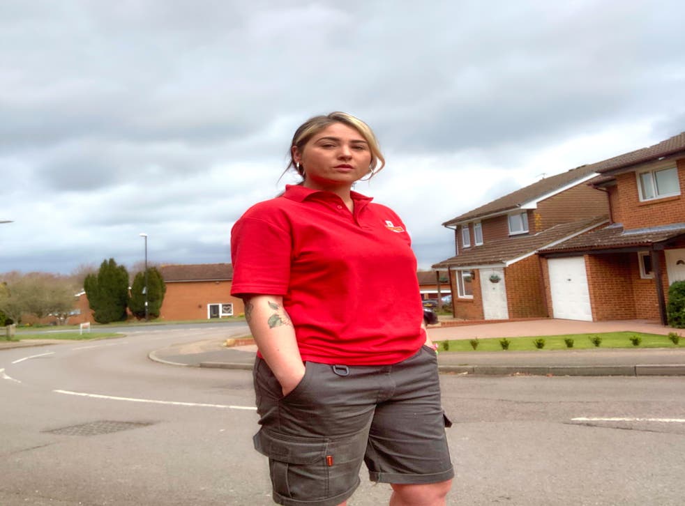 <p>Postwoman says she routinely feels scared and in danger while doing her job </p>
