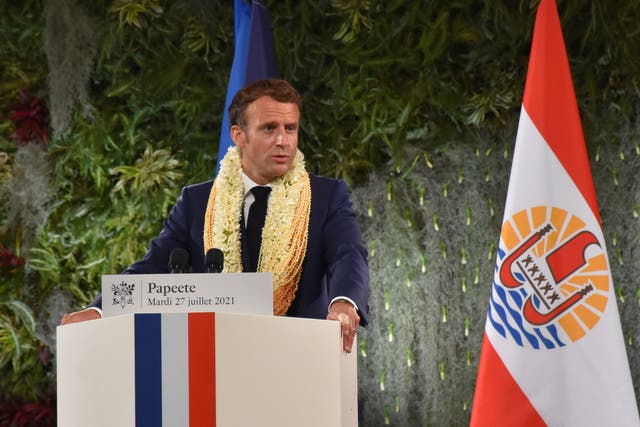 France Polynesia Macron