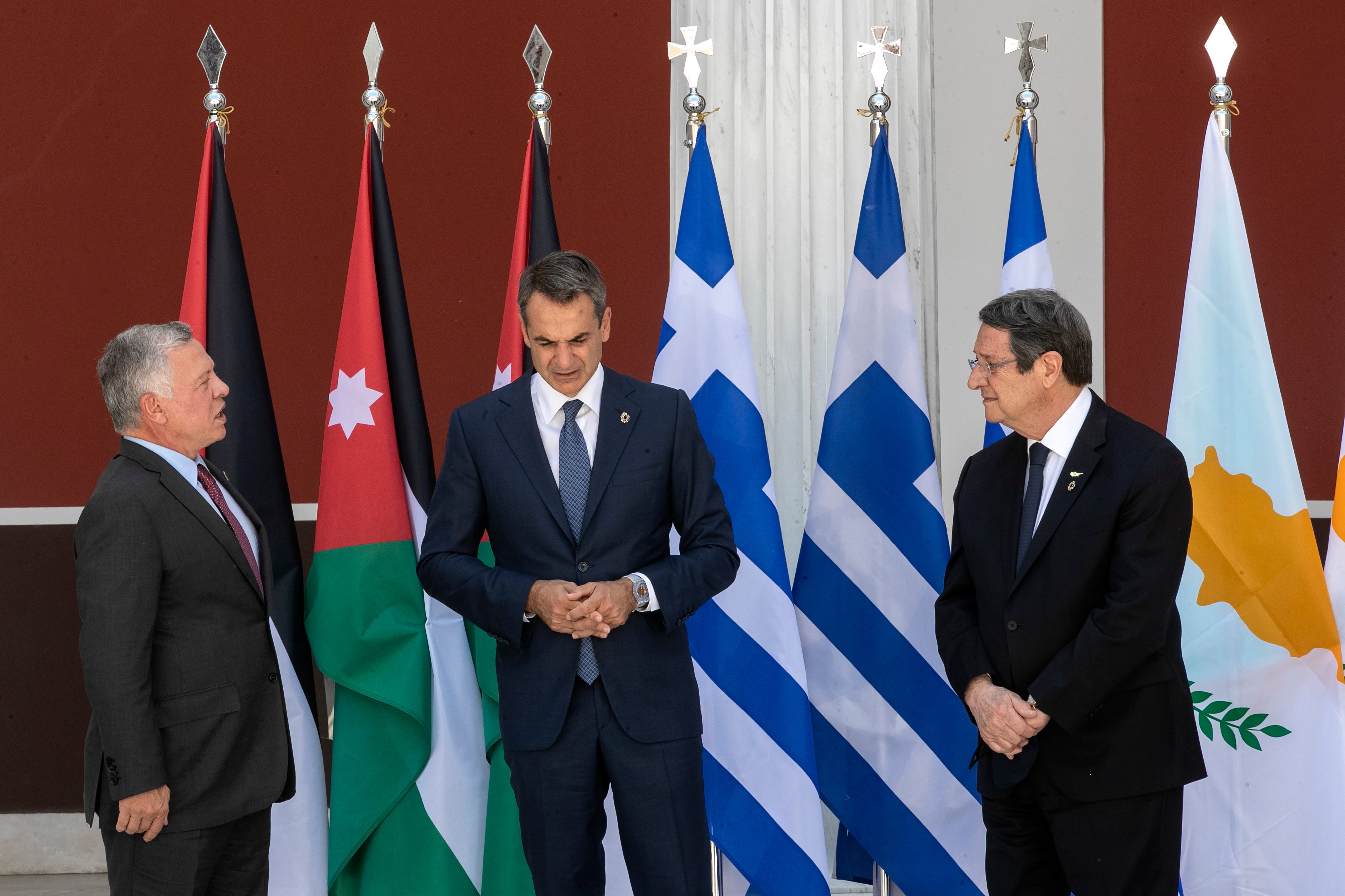 Greece Cyprus Jordan Summit