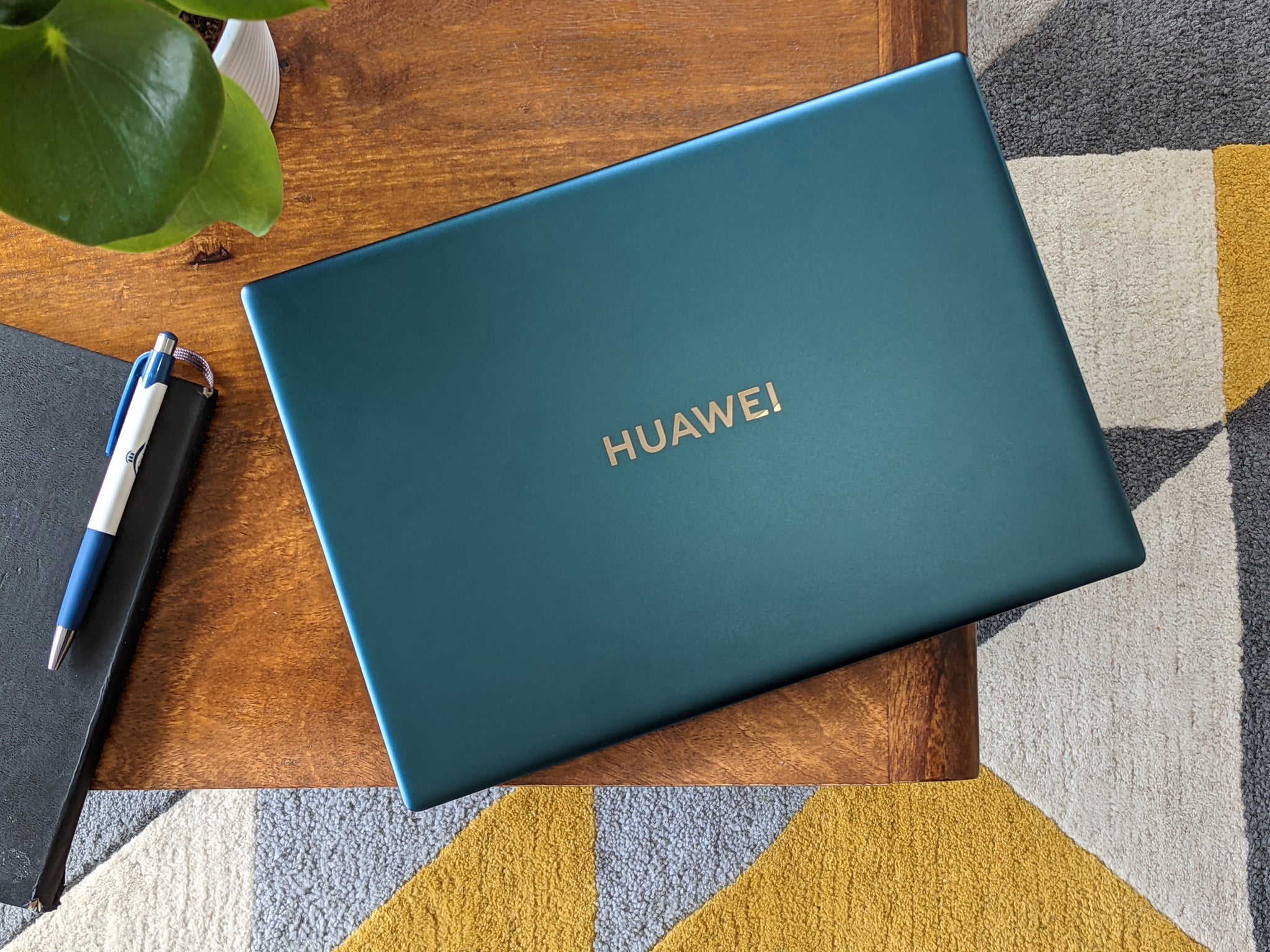 The Huawei matebook X pro in emerald green is simply gorgeous