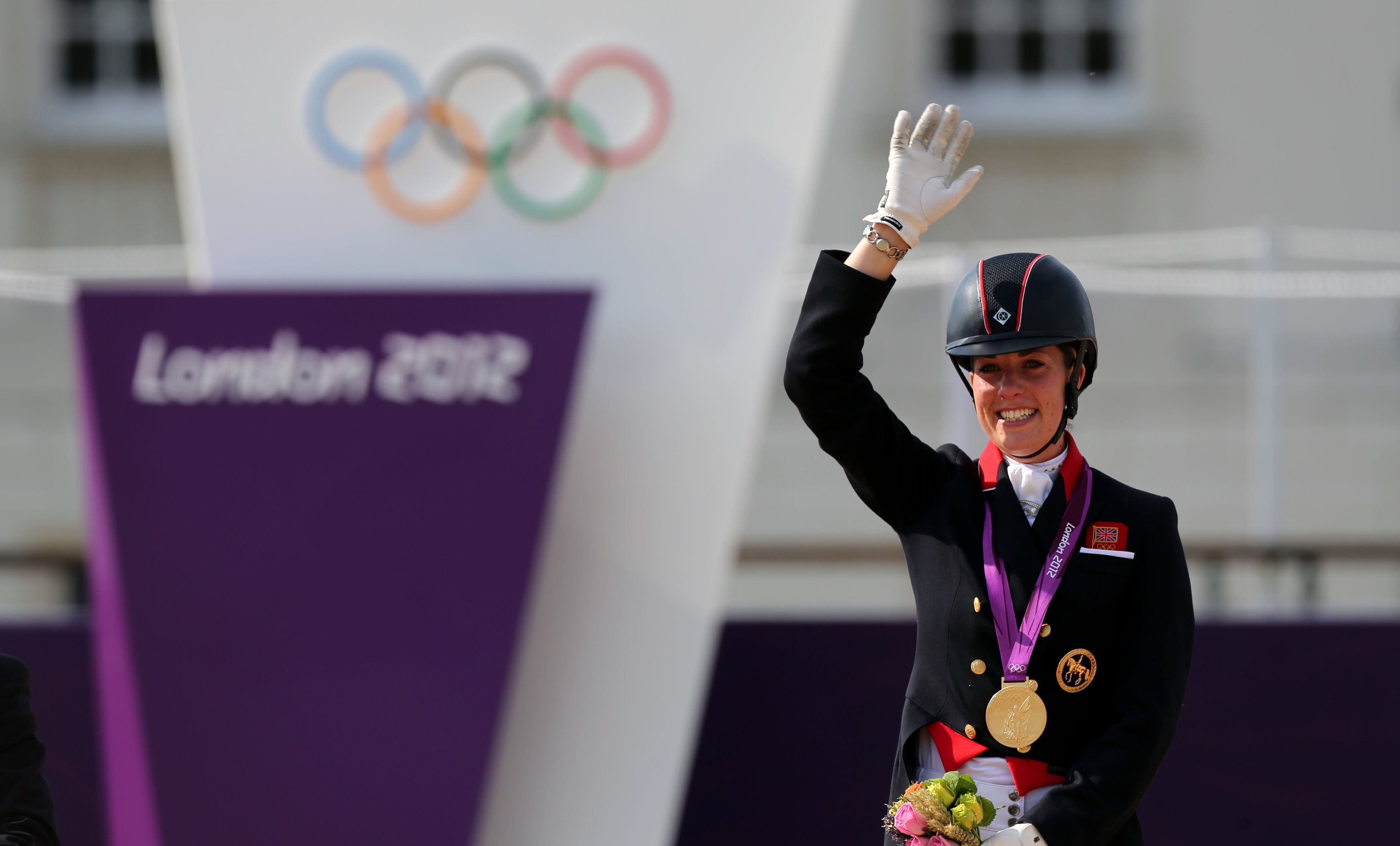 Charlotte Dujardin at the London 2012 Olympics (Steve Parsons/PA)