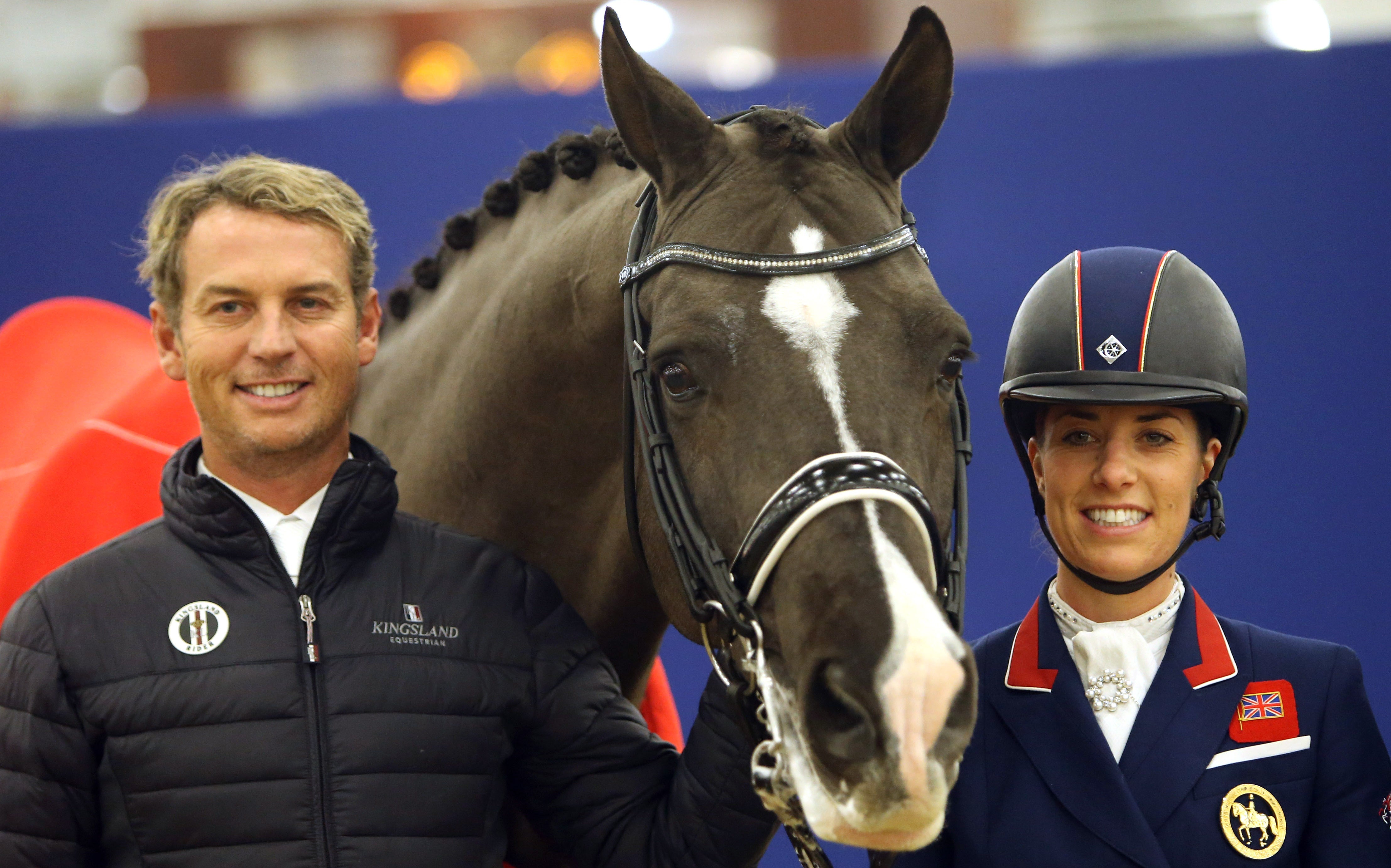 Carl Hester and Charlotte Dujardin with Valegro (Steve Parsons/PA)