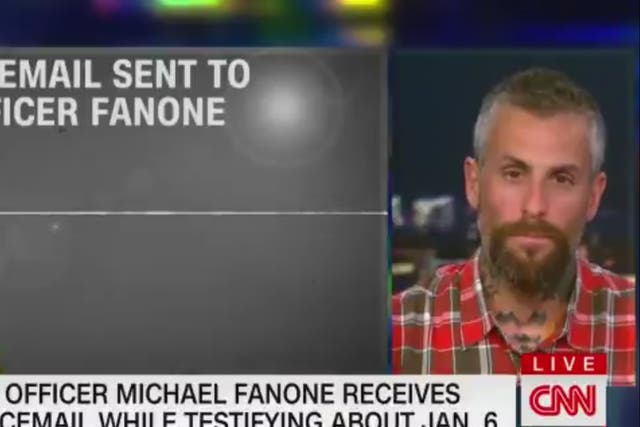 <p>Michael Fanone, Metropolitan Police Department officer, on CNN </p>
