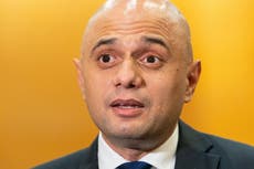 Sajid Javid to announce end of self-isolation for double vaccinated adults from Monday