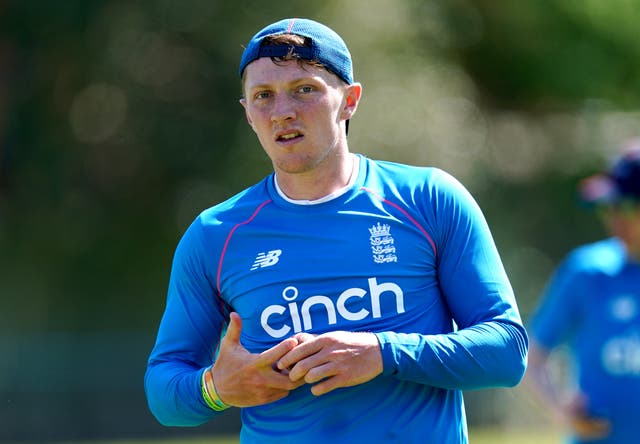 Dom Bess is ready if required during the five-match Test series against India (Mike Egerton/PA)