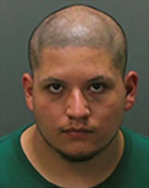 This booking photo released by the Corona, Calif., Police Department shows 20-year-old Joseph Jimenez, who was arrested Tuesday, July 27, 2021, in connection with a shooting that killed an 18-year-old woman and seriously wounded a 19-year-old social media influencer as they watched “The Forever Purge” at a Southern California movie theater. He is being held on $2 million bail.