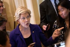 Elizabeth Warren agrees Texas abortion law is like The Handmaid’s Tale