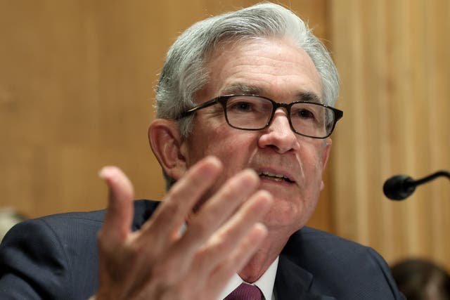 <p>Federal Reserve Board Chairman Jerome Powell said the US economy is still a good deal away from making “substantial further progress” toward the Fed’s dual mandates of stable prices and maximum employment</p>