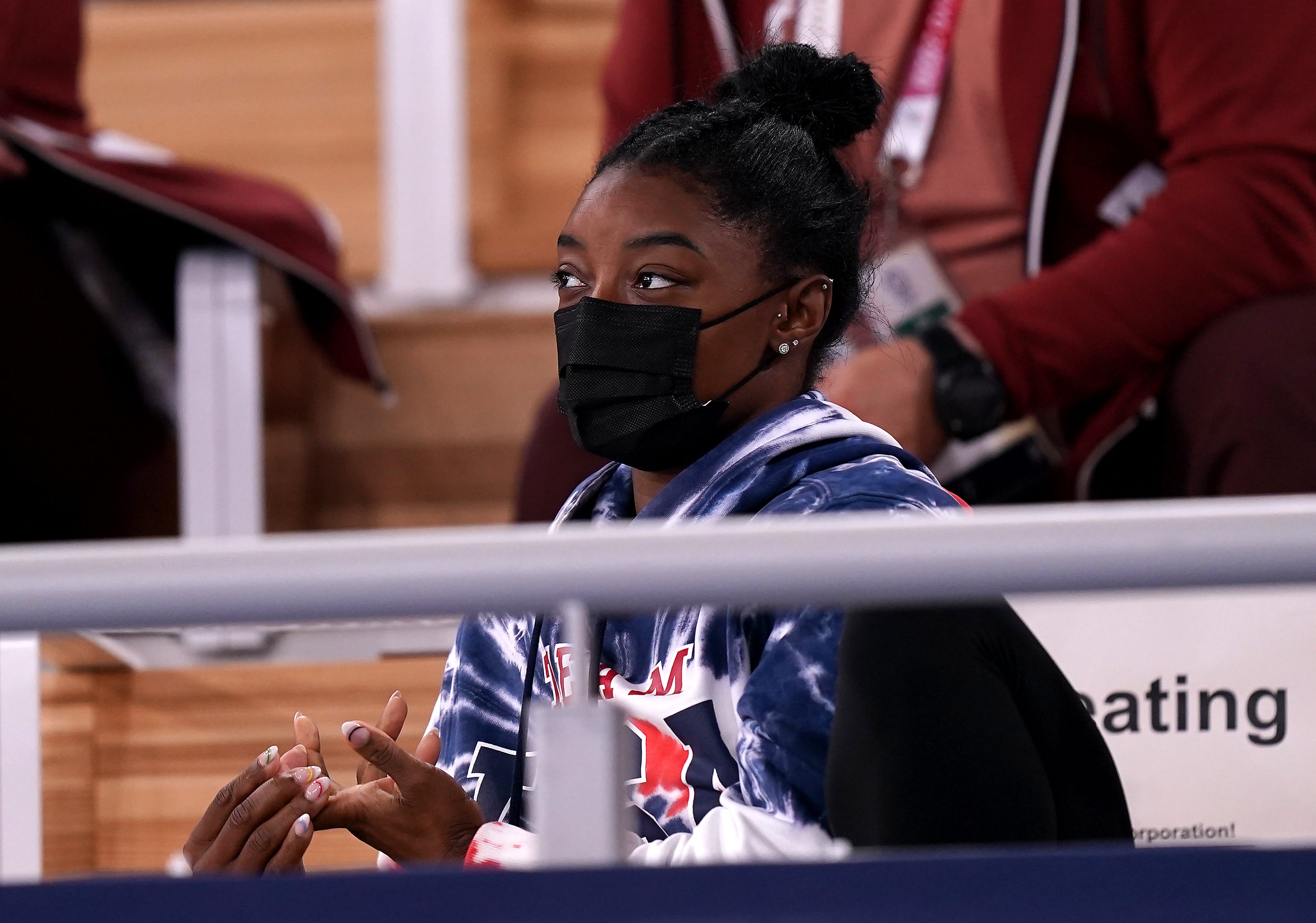 Simone Biles has thanked friends and family for their support (Mike Egerton/PA)