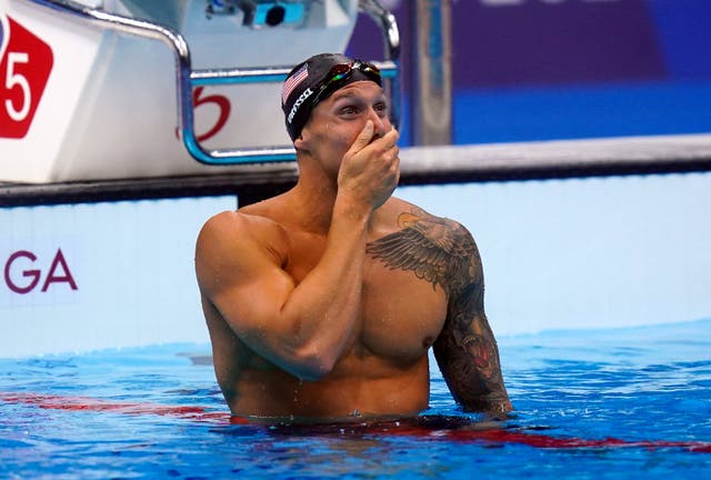 Caeleb Dressel claimed his first individual Olympic gold on Thursday (Adam Davy/PA)