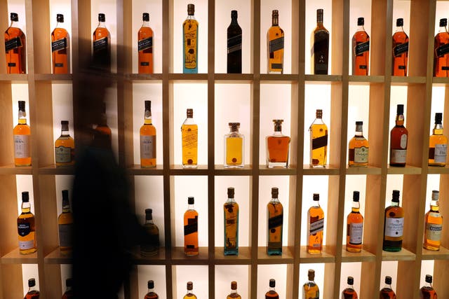 Diageo has enjoyed a jump in sales as drinkers have bought more spirits during the pandemic (Andrew Milligan/PA)