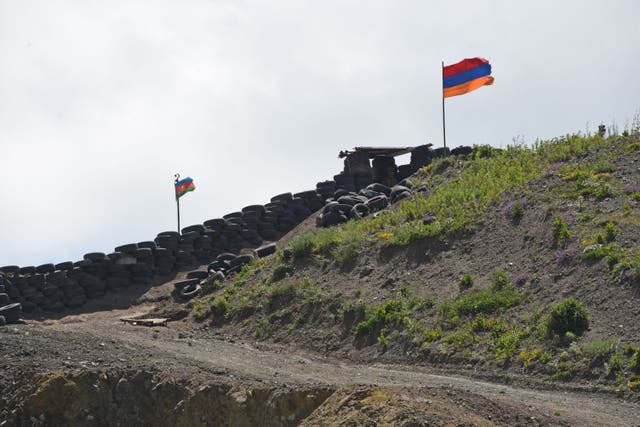 <p>Armenia and Azerbaijan have both accused each other of flouting a ceasefire</p>