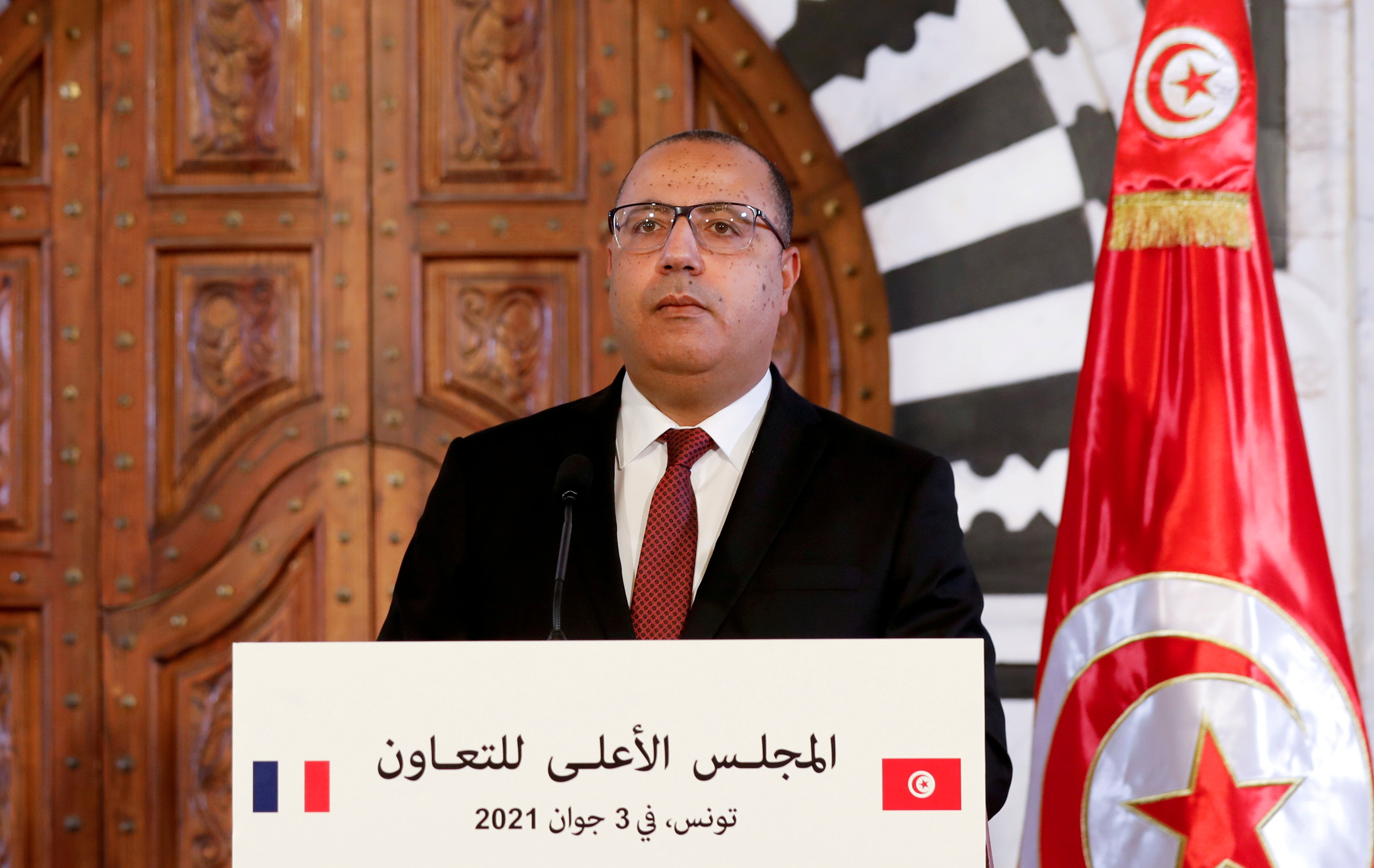 <p>Tunisian Prime Minister Hichem Mechichi </p>