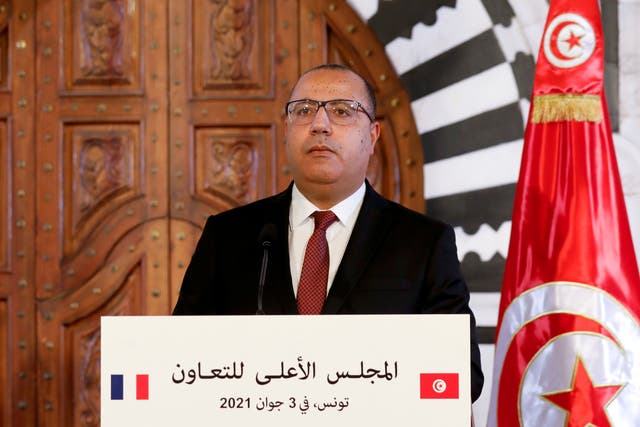 <p>Tunisian Prime Minister Hichem Mechichi </p>