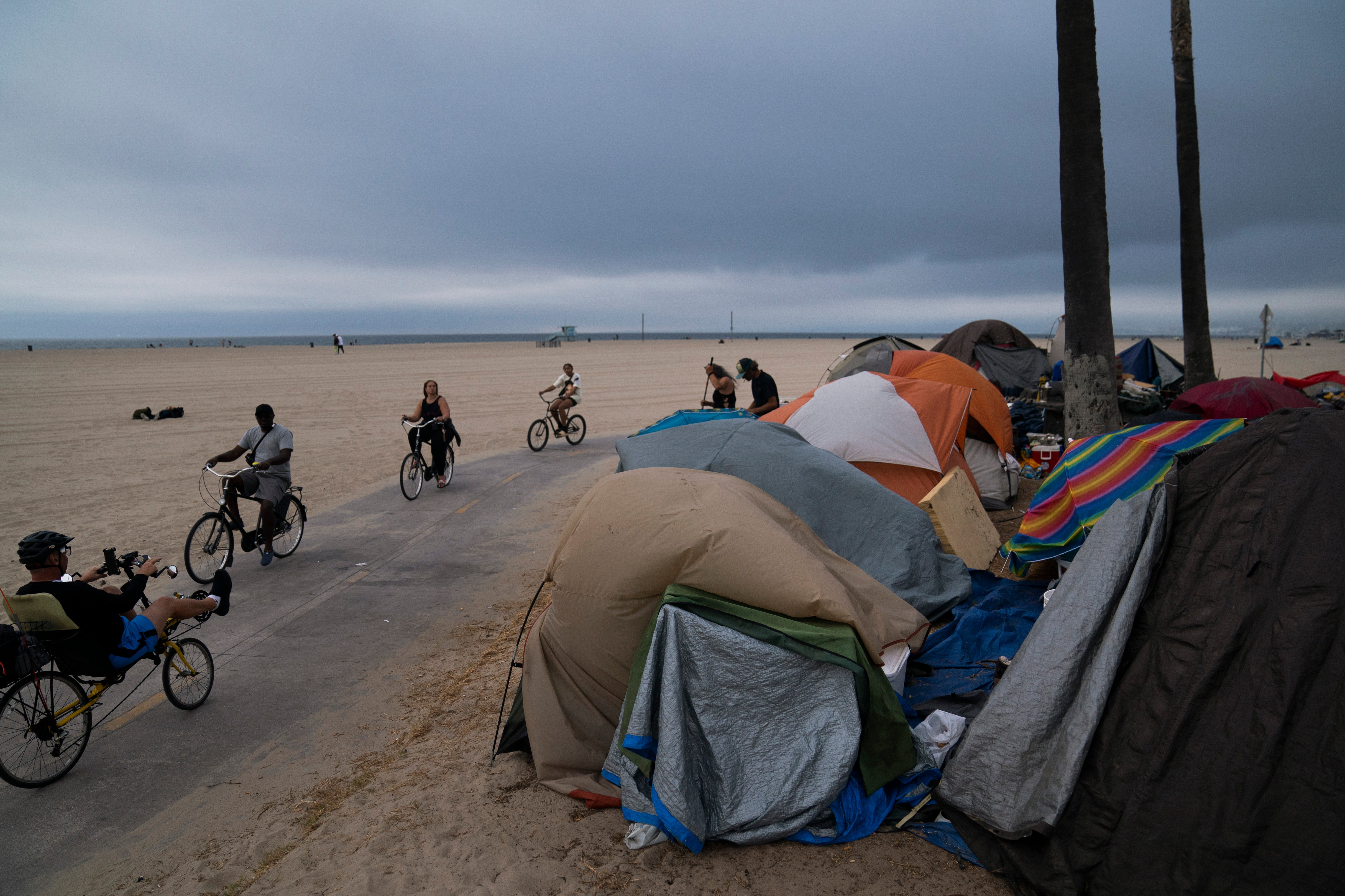 California Homeless Venice Beach