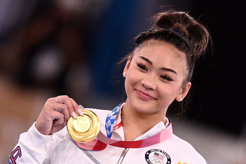 Suni Lee Team USA’s new Olympic gold medallist…