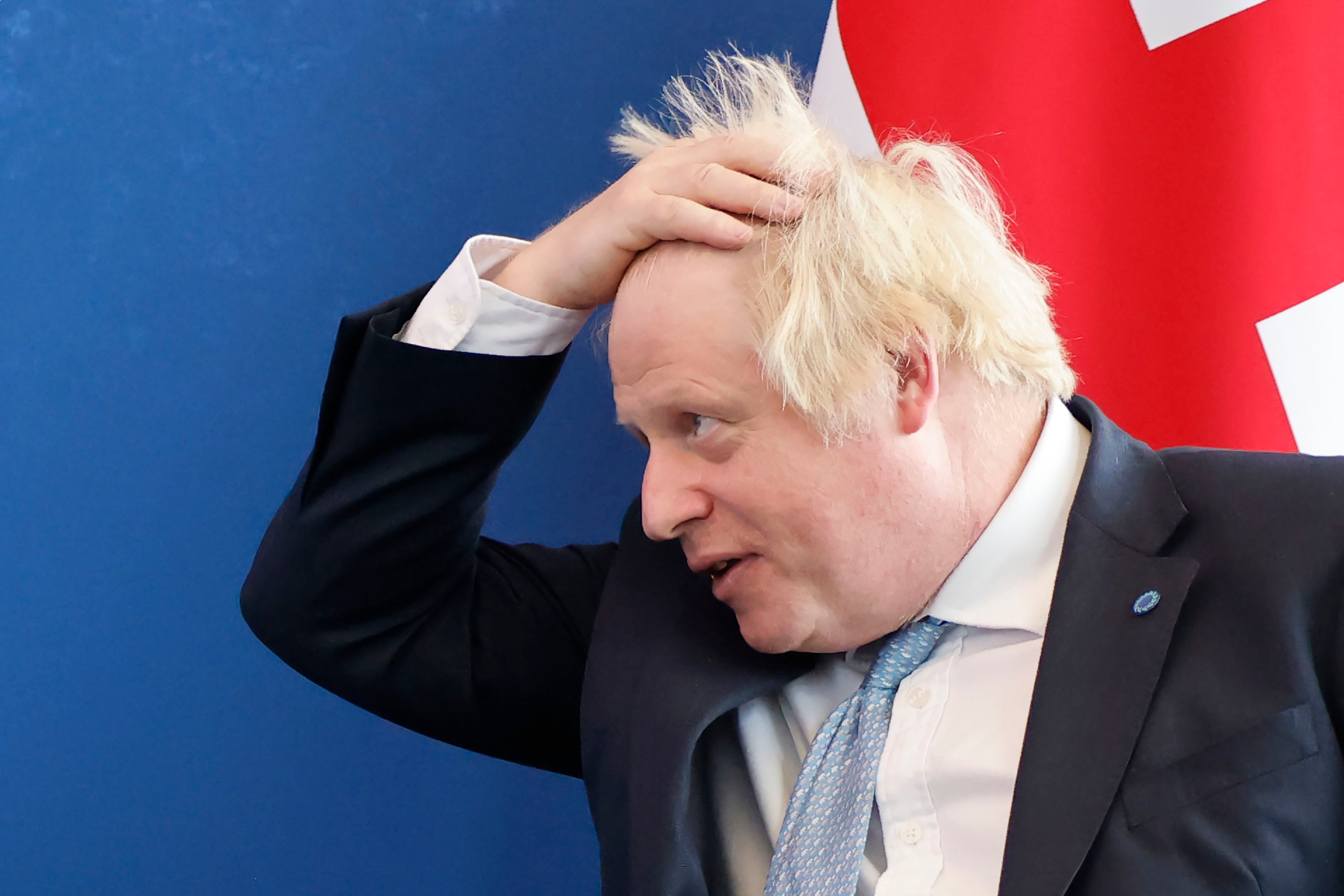Boris Johnson at the global education summit in London on Thursday