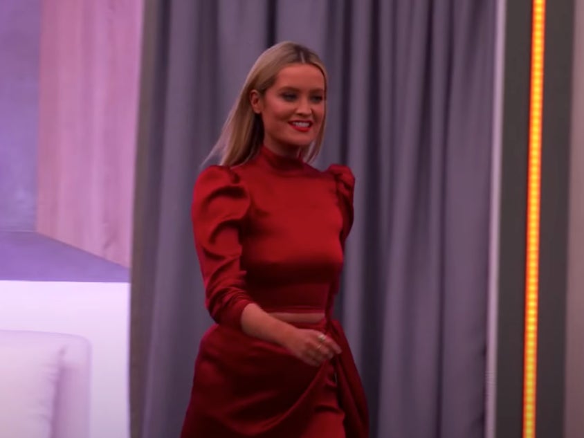 <p>Laura Whitmore on Love Island</p>