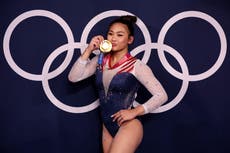 People are obsessed with gymnast Sunisa Lee winning gold medal while wearing acrylic nails and fake eyelashes