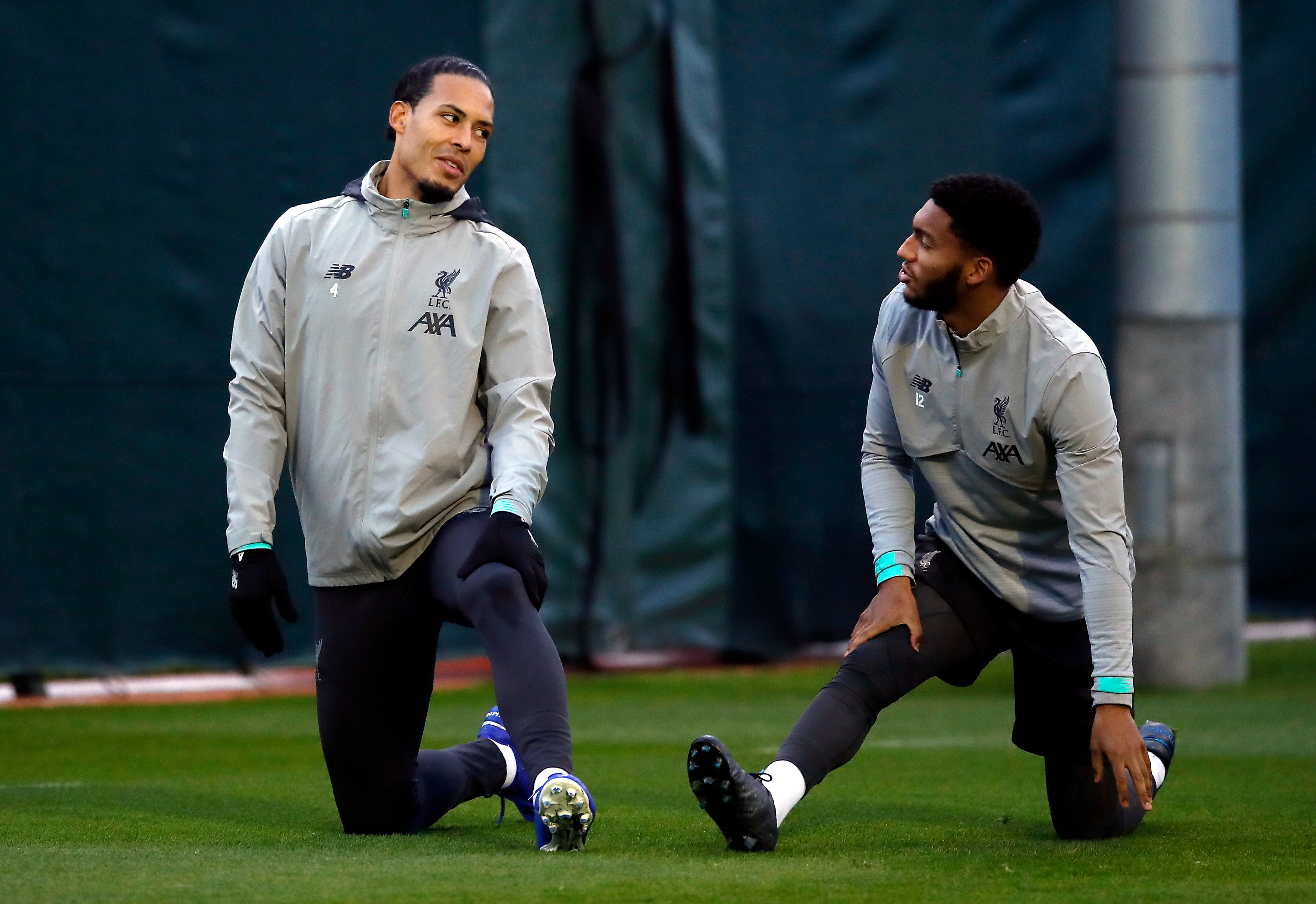 Liverpool’s Virgil van Dijk (left) and Joe Gomez have both returned to action after injury (Martin Rickett/PA)