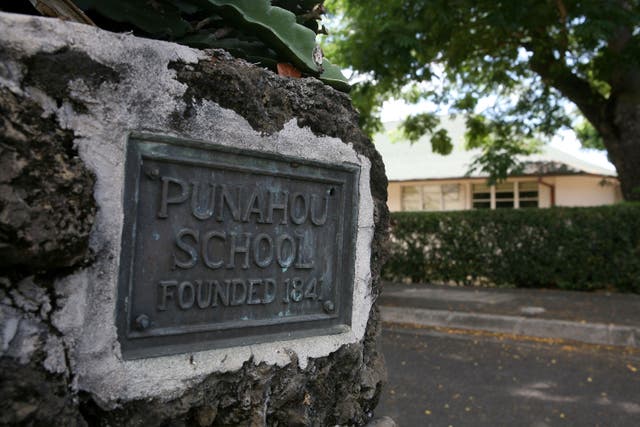 <p>The Punahou School that presidential candidate Barack Obama attended as a teenager is shown October 22, 2008 in Honolulu, Hawaii.</p>