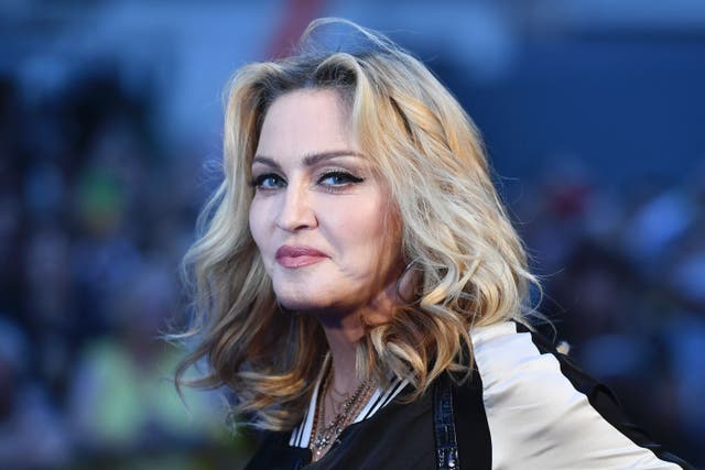 <p>File image: Madonna at a special screening of “The Beatles Eight Days A Week: The Touring Years” in London in 2016</p>