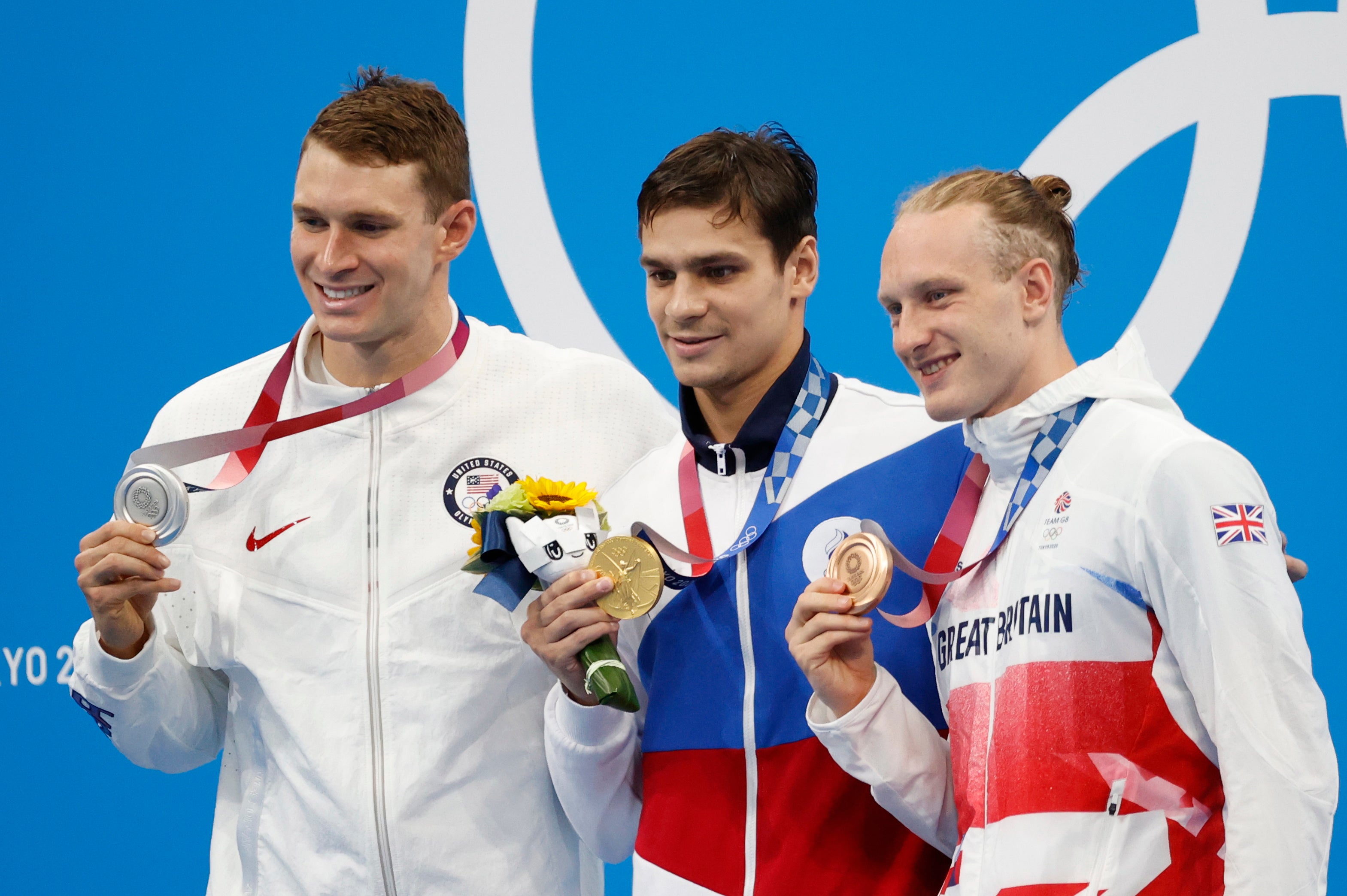 Murphy, Rylov and Greenbank on the podium