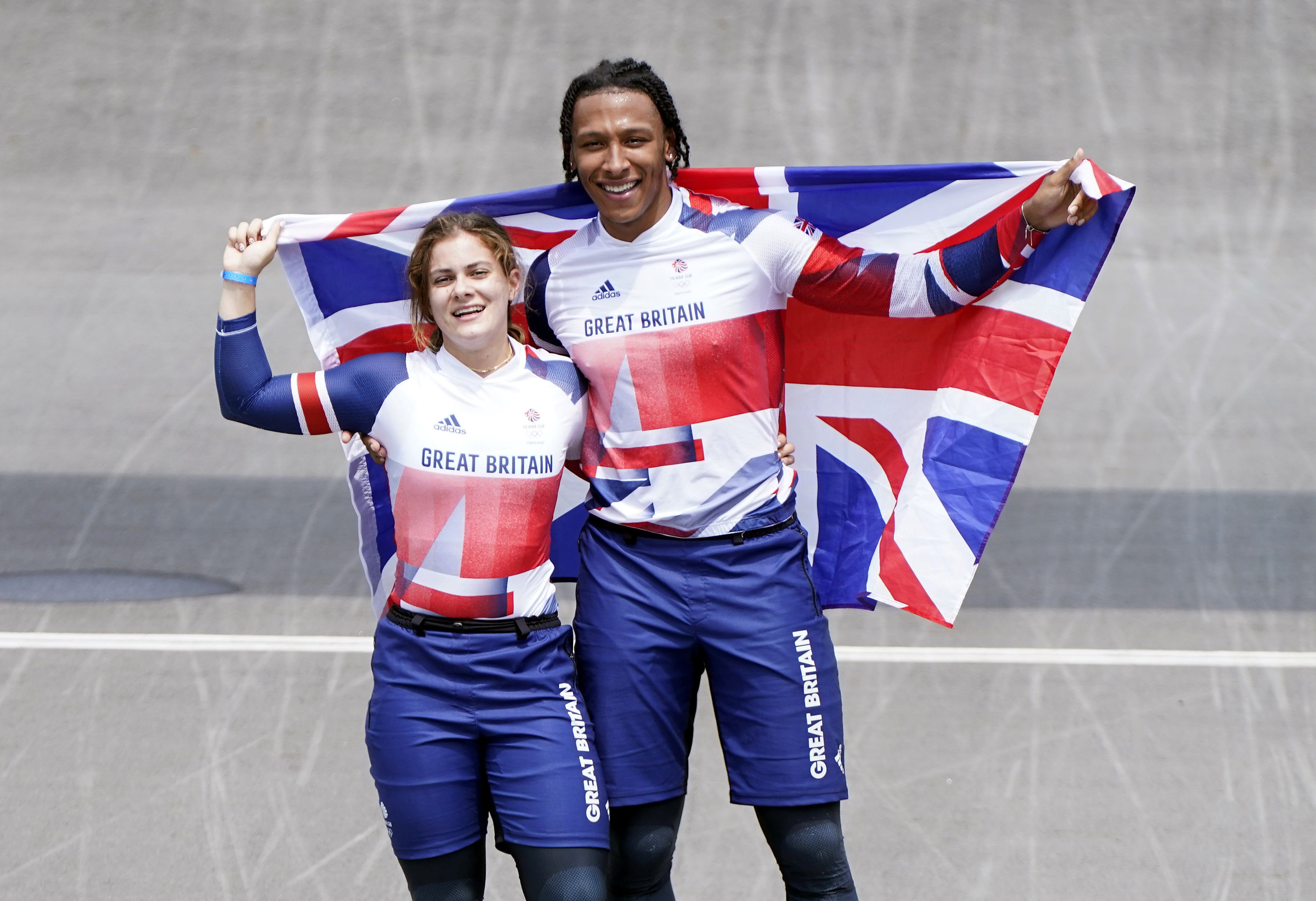 Beth Shriever and Kye Whyte helped make history (Danny Lawson/PA)
