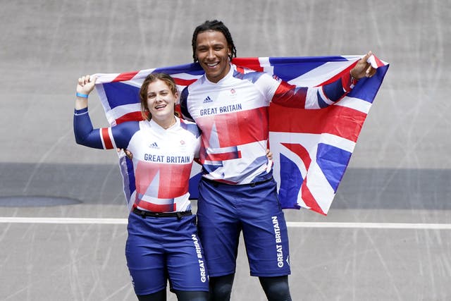 Beth Shriever and Kye Whyte helped make history (Danny Lawson/PA)