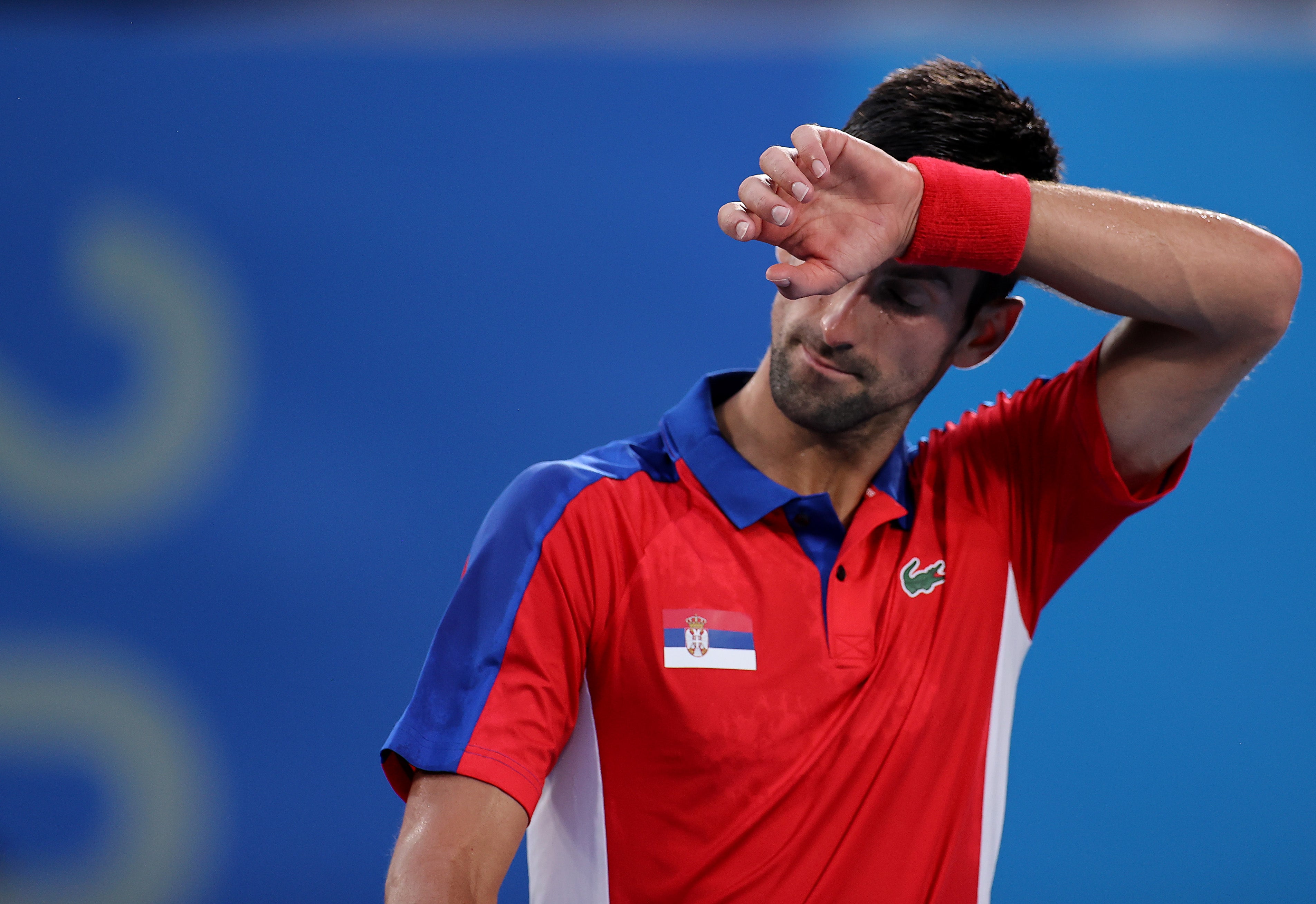 Novak Djokovic’s hopes of a gold medal are over