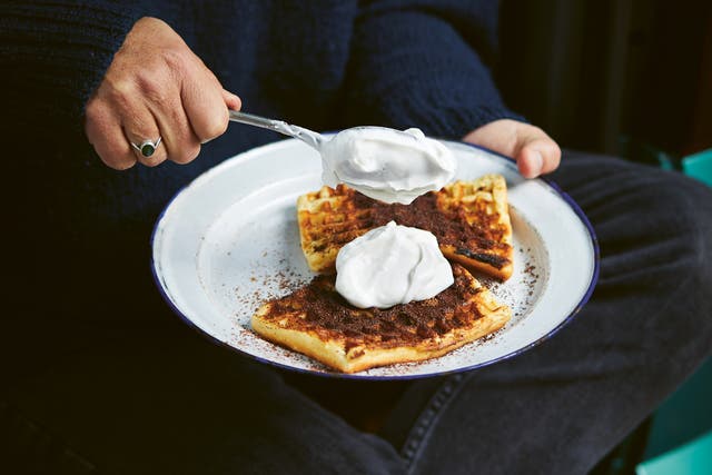 <p>Why have just a marshmallow when you can have coconut waffles?</p>