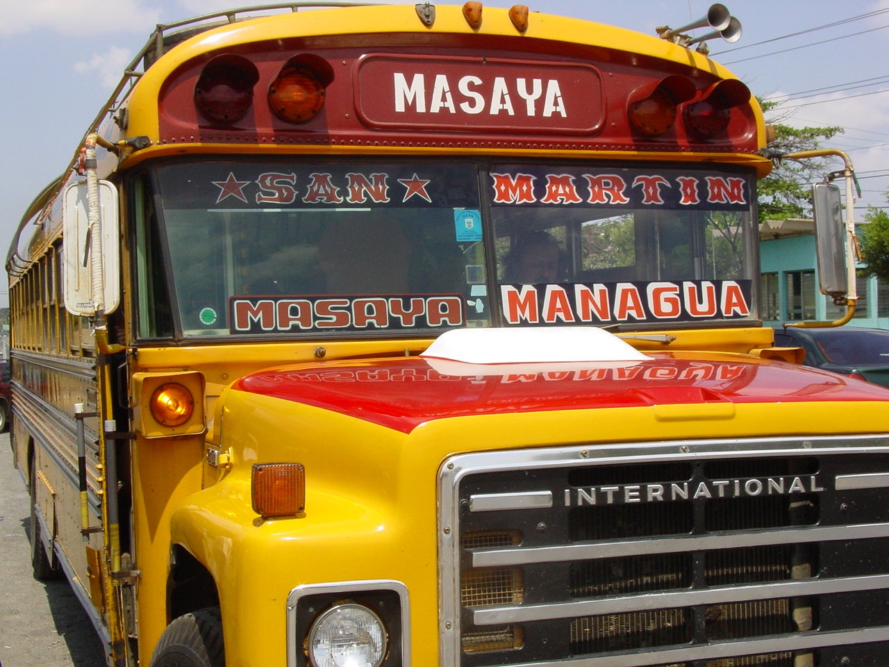 Road warrior: bus on the Pan-American Highway in Nicaragua