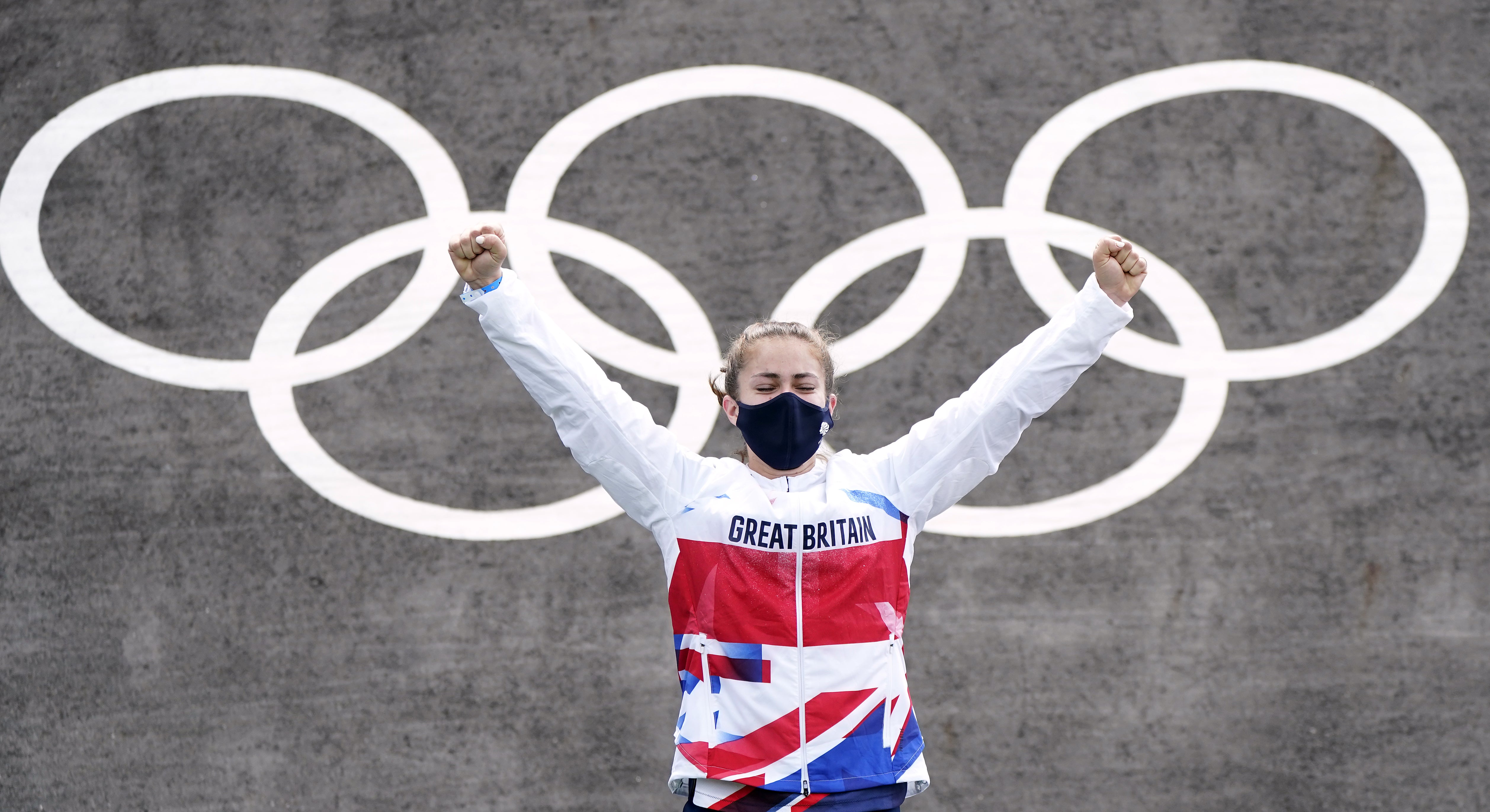 Beth Shriever won Great Britain’s first BMX racing gold (Danny Lawson/PA)