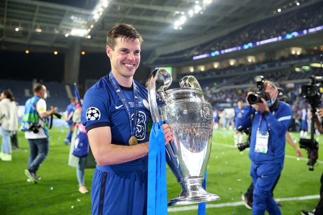 Cesar Azpilicueta captained Chelsea to European success over Manchester City in Portugal (Nick Potts/PA)